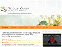 Tablet Screenshot of nicollegottfriedzapien.com